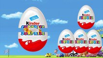Unpacking chocolate surprise eggs withtoys collection Kinder Surprise toys Vroomiz