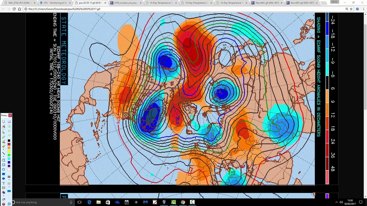 Mild Next Week - Mid-March Cold Snap Looming? (02/03/17)