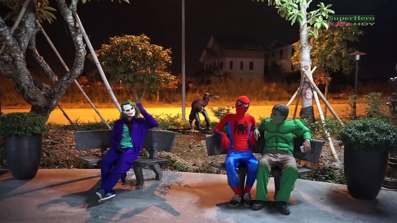 Joker Hulk Spiderman vs Zombie SAW Attack! Frozen Elsa Zombies Funny Superheroes Movies IR