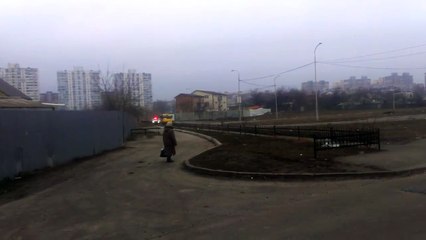 Погоня в Киеве на ул.Радужная. ДТП. Маршрутка. 02.03.2017