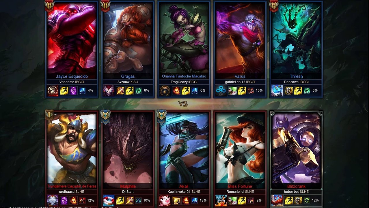 Nunca desista, nunca de surrender - Partida ranqueada (League of Legends)