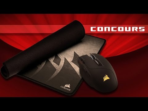 Concours Corsair - Souris Sabre et Tapis Gaming MM300 à gagner