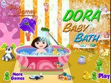 Даша Игра—Даша в ванной—Мультик Онлайн Видео Игра Для Детей new Dora Baby Bath Dora the Explorer