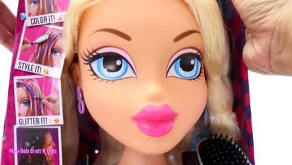 Play Doh _Monster High_ Catty Noir Nefera De Nile Bratz Styling Head CLOE