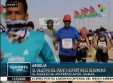Corredores se solidarizan en maratón con el pueblo saharaui