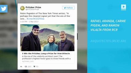 Take a look at the Pritzker Prize winners of 2017