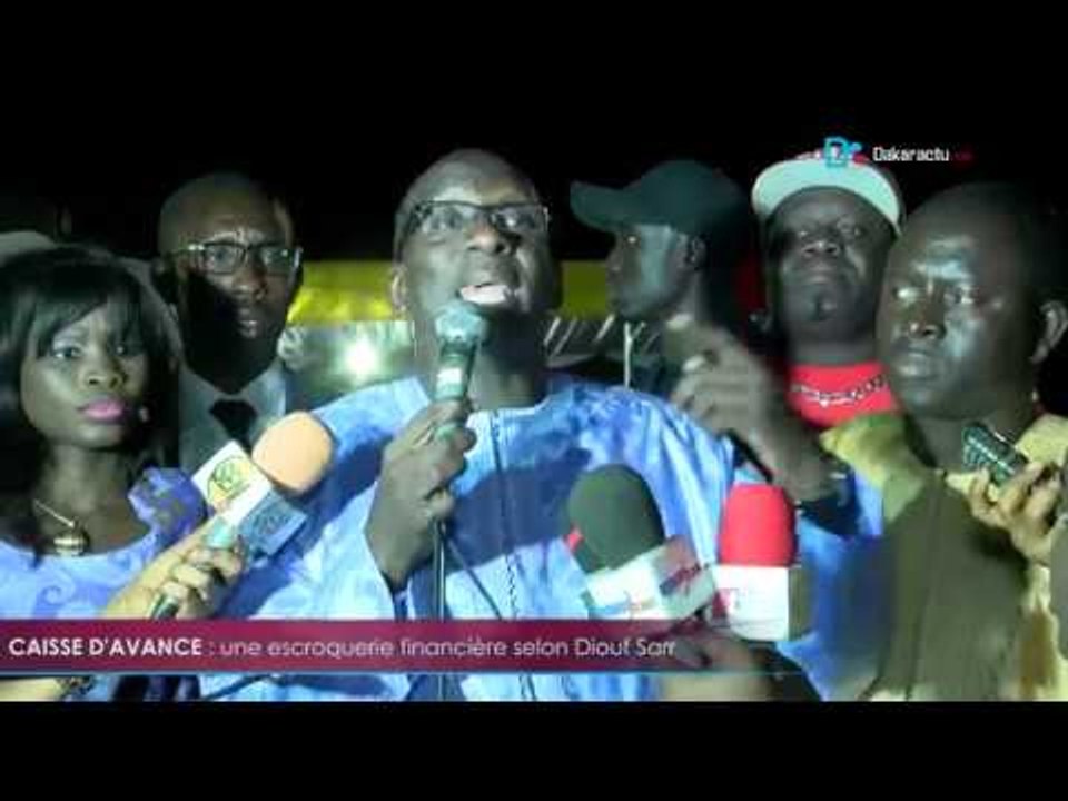 Caisse d'avance   une escroquerie financière selon Diouf Sarr