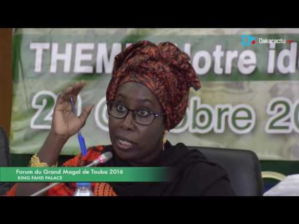 PR RAMATOULAYE DIAGNE au Forum du Grand Magal de Touba
