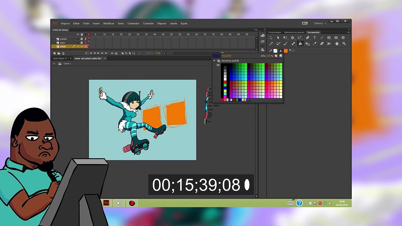 Speedpaint Mew Jet set Radio