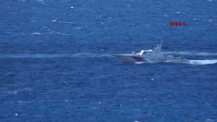 Bodrum Kardak'ta Heyecanlı Anlar