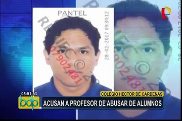 Acusan a profesor de abusar de alumnos de colegio
