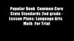 Popular Book  Common Core State Standards 2nd grade - Lesson Plans: Language Arts   Math  For Trial