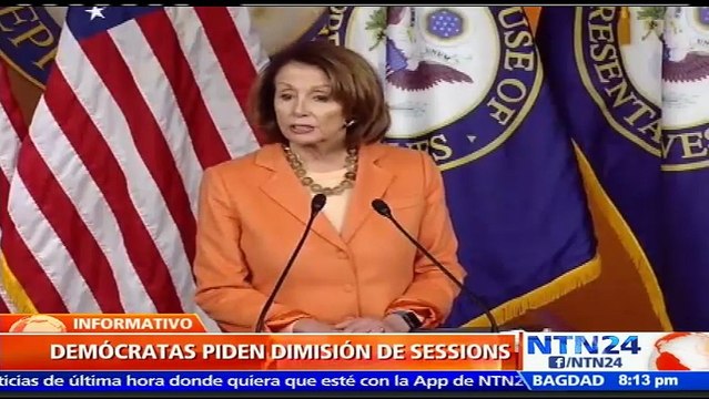 Líder demócrata del Senado de EE. UU. dice que fiscal general debería renunciar por supuestos nexos con Rusia