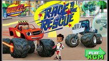 Blaze and the Monster Machines Dinosaur Rescue Car Game Gameplay Cartoon for Kids