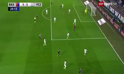 Marc Janko Goal HD - Basel	1-1	Zurich 02.03.2017