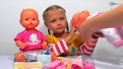 ✔ Сюрприз в корзинке – Кукла НЕНУКО! Одеваем Малыша. A surprise in the basket is Nenuco Doll ✔