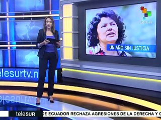 Hondureños continúan exigiendo #JusticiaParaBertaCáceres