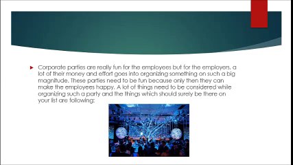 Your Checklist in Planning a Corporate Party