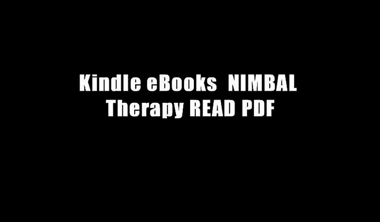 Kindle eBooks  NIMBAL Therapy READ PDF