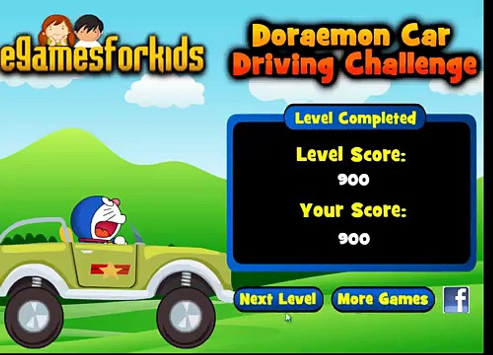 Doraemon Car Driving Challenge Game Play HD - Kids Car Games