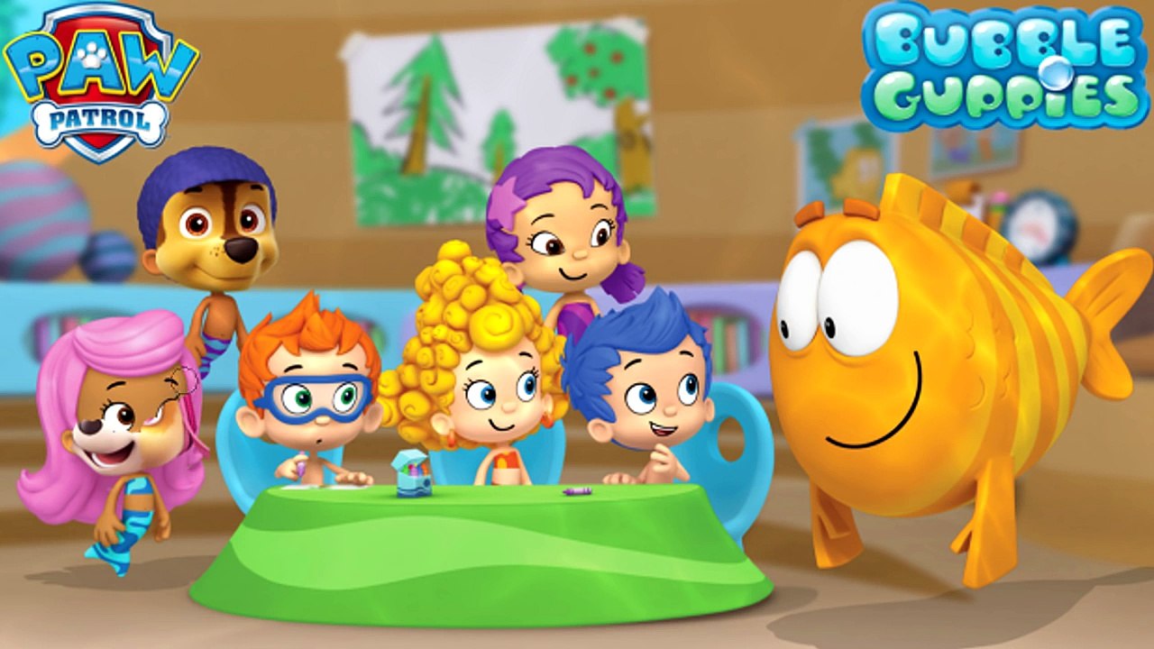 BUBBLE GUPPIES Play Doh Surprise Toys - LEARN COLORS Nick Jr Kids