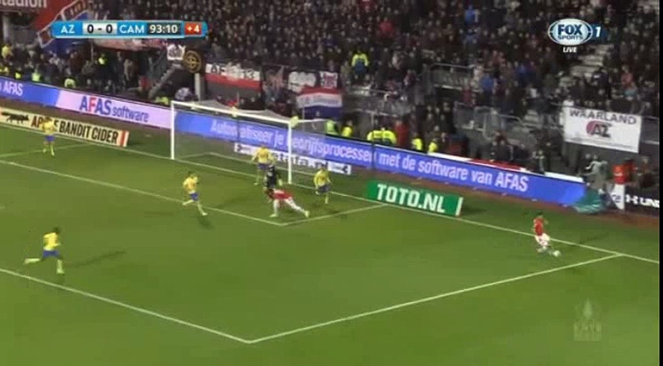 Stijn Wuytens Disallowed Goal HD - AZ Alkmaar 1-0 Cambuur 02.03.2017