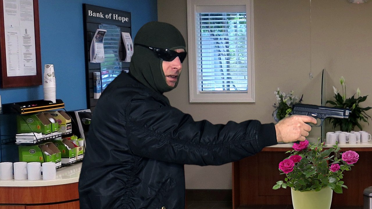 Bank Robbery DON'T MOVE!!