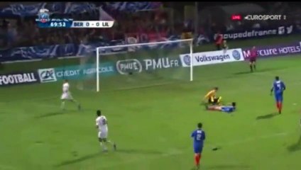 Buts Bergerac 1-2 Lille  résumé vidéo coupe de France 02.03.2017