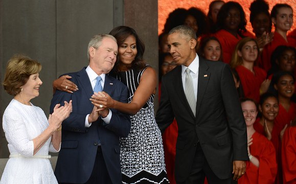 George W. Bush on his fondness for Michelle Obama