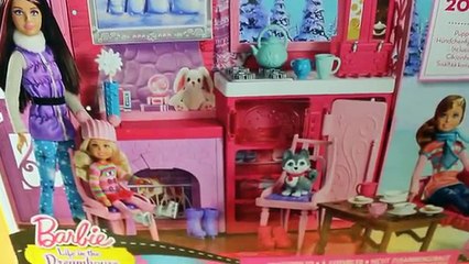 Descargar video: Mattel - Barbie Sisters / Siostry - Destination Accessory Doll House / Zimowa Chatka Barbi