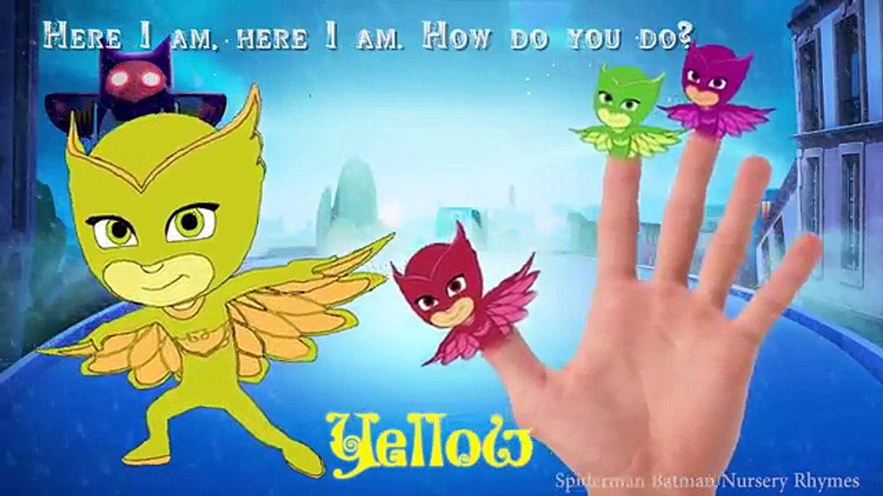 PJ Máscaras Lollipop Dedo de la Familia PJ Máscaras Catboy Owlette Gekko Amaya Luna Niña de la Guardería Rhym