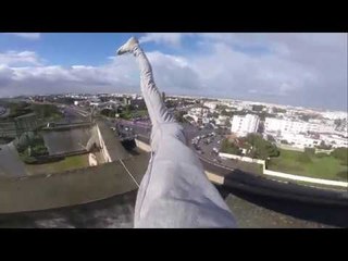 Daredevil Takes Workout to Great Heights