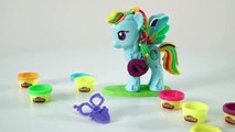 Tuesday Play Doh My Little Pony Rainbow Dash Style Salon |My Little Pony Play-Doh