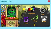 Sesame Street Oscars Trash Launch Bumper Cars Children Mini Games