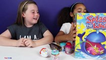 Splashy The Whale Toy Challenge Game - Shopkins - Chocolate Kinder Surprise Eggs Opening Prizes