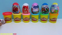 Play Doh Paw Patrol Kinder Surprise Eggs Surprise Toys - Playdoh Kids Learn Colors Cars An