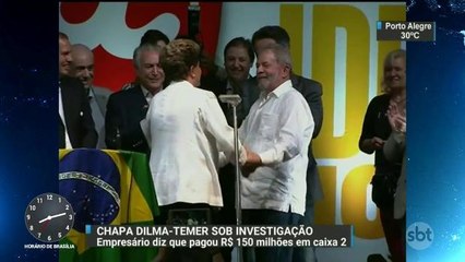 Marcelo Odebrecht diz que pagou R$ 150 milhões em caixa 2 para campanha de Dilma e Temer