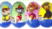 PAW PATROL Surprise Eggs Rubble Marshall Skye Chase Huevos Sorpresa Kinder Patrulla Canina