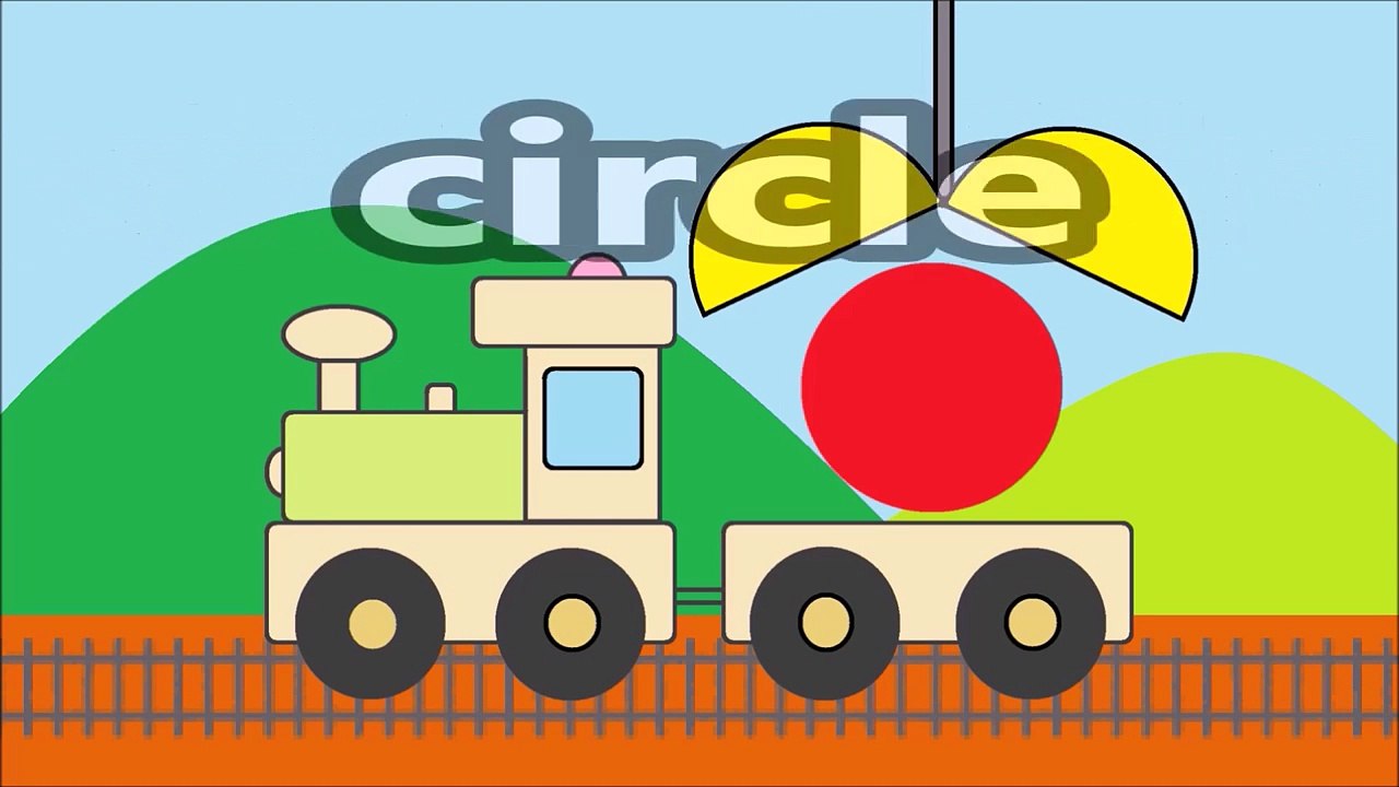 Learn Shapes with Preschool Wooden Train Toy - Learning Shapes Videos for Kids