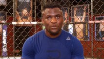 Francis Ngannou media day in Las Vegas