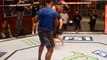 Francis Ngannou works out in Las Vegas for members of the media