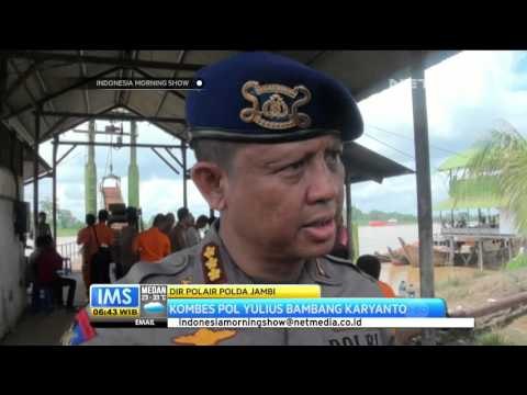Proses Pencarian Korban Tenggelamnya Kapal di Sungai Batanghari - IMS