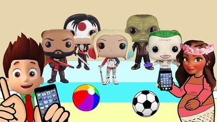 New Finger Family Kids Song Joker Suicide Squad Harley Quinn Toy Kids Cartoon Episode #Ani