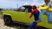 Spiderman Disney Cars Lightning McQueen Colors Tractor Transportation Cargo Plane (Nursery