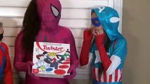 Spiderman vs Joker vs Pink Spidergirl - Evil Wubble Bubble! - w/ Frozen Elsa - Funny Super