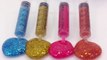 주사기 반짝이 액체괴물 만들기!! 액괴 흐르는 점토 액괴 클레이 슬라임 장난감 놀이 DIY How To Make Glitter Galaxy Slime Syringe Toys