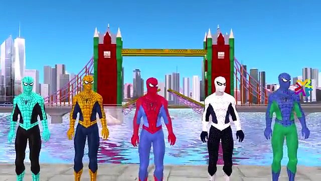 SpiderBaby Five Little Monkeys Jumping On The Bed Frozen Elsa Doctor Hulk Nursery Rhymes C