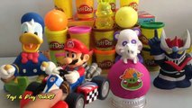 Play-Doh Surprise Eggs Cars 2 Peppa Pig Super Mario Disney Princess Toy Story Angry Birds