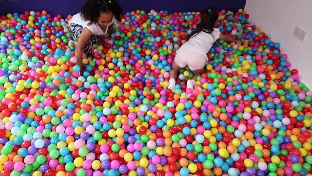 Ball Pit Challenge In My House - Surprise Toys - Bad Kids Indoor Fun Activities