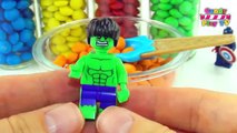 Play Doh MARVEL Avengers| Lego Marvel Super Heroes | Captain America Spiderman Iron Man Gr